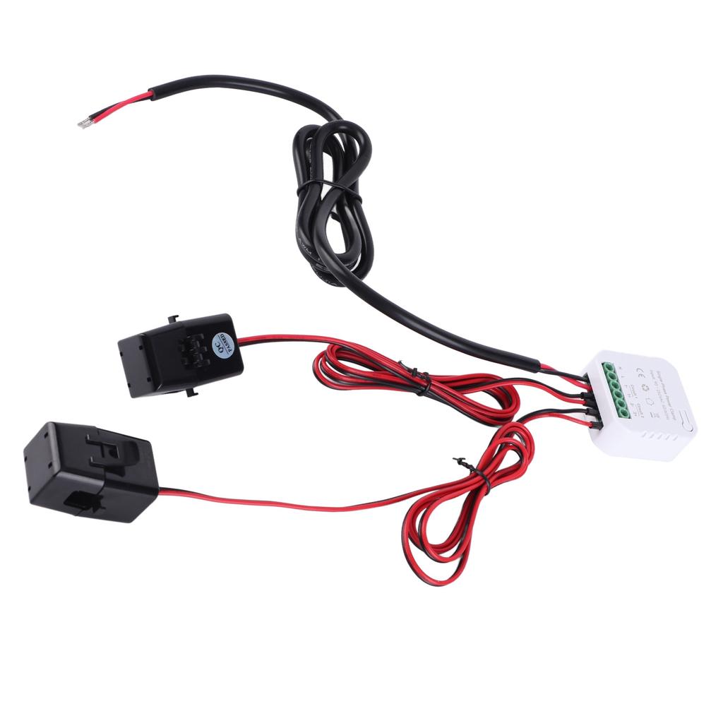 Однофазный счетчик электроэнергии WiFi с зажимом для измерения потребляемой мощности для Tuya 90‑250 В переменного тока