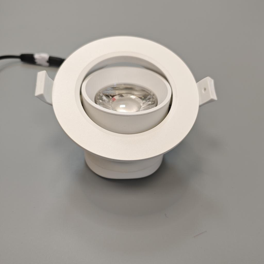 12w COB Recessed Downlight AC220V Interior Adjustable Angle LED Spotlight