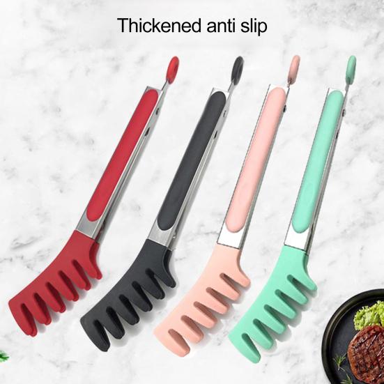 Practical Anti-slip Multipurpose Silicone Handheld Grill Barbecue Anti-scalding Clip Household Supplies Bread Tong
