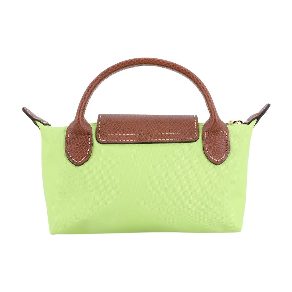 New LONGCHAMP Le Pliage Recycled Canvas With Leather Trim Canvas Bag, Dumpling Bag, Handbag Regular Women's Green 34175089355