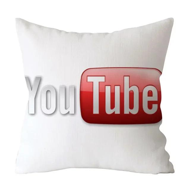 Modern Decorative Pillow Case Youtube Throw Pillow Case Red Square Pillow Case Home Decoration Velvet Movie Unique .