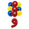 Birthday Balloon Party Decoration SEsame-Streets Theme Plates Cake Toppers Banner For Kids Birthday Party Supplies Baby Shower
