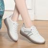 Мягкая подошва Весенняя повседневная удобная женская обувь Универсальная обувь на плоской подошве Кожаная дорожная обувь
