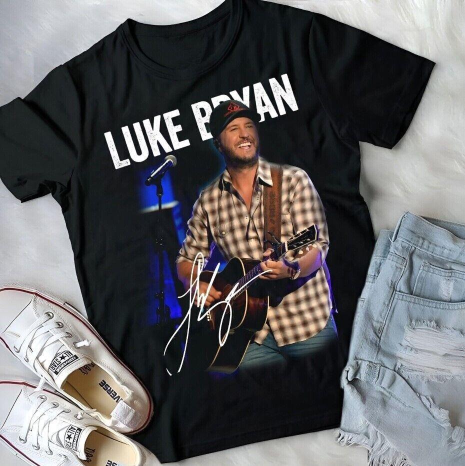 Trend Luke Bryan Tour Black Color Size S-345XL Shirt Gift Women Men PP681