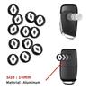 Interior Stickers For Renault Clio Koleos Megane Espace 3 QM6 Kadjar Captur Scenic Fluence Accessories 14mm Car Remote Control K
