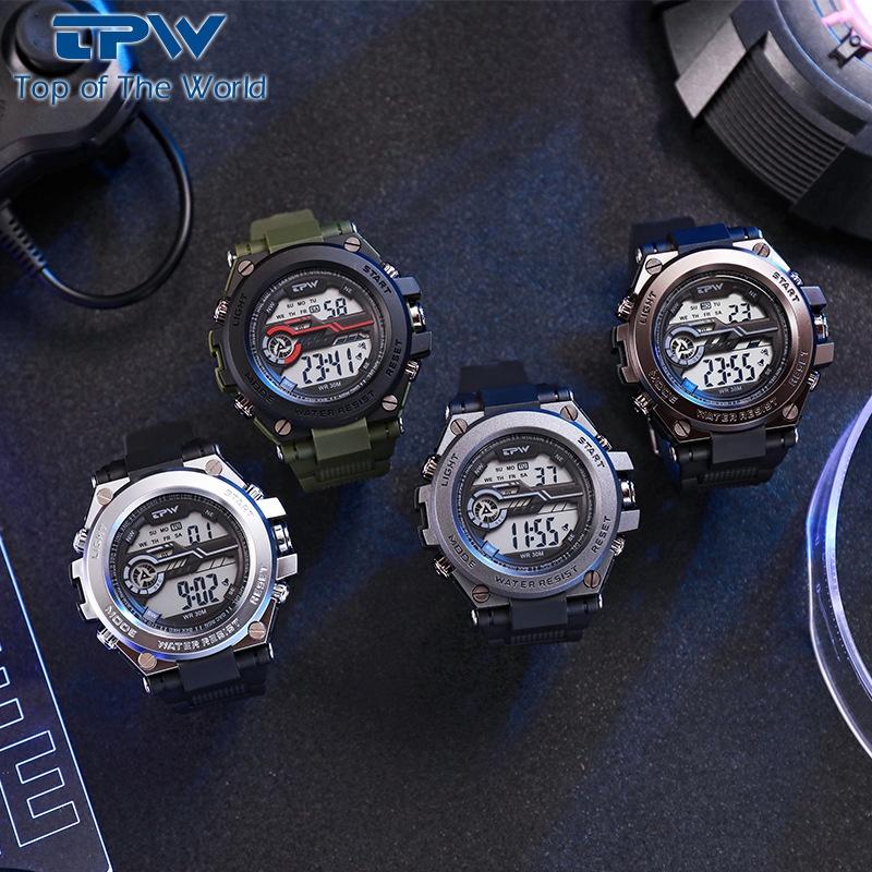 Durable Metal Sports Watch Waterproof And Fashionable Men's Timepiece