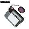 For 70mai Dash Cam 4K A800s CPL Filter or RC06 Rear camera CPL Filter for 70mai A800s Accessory Set Static Sticker