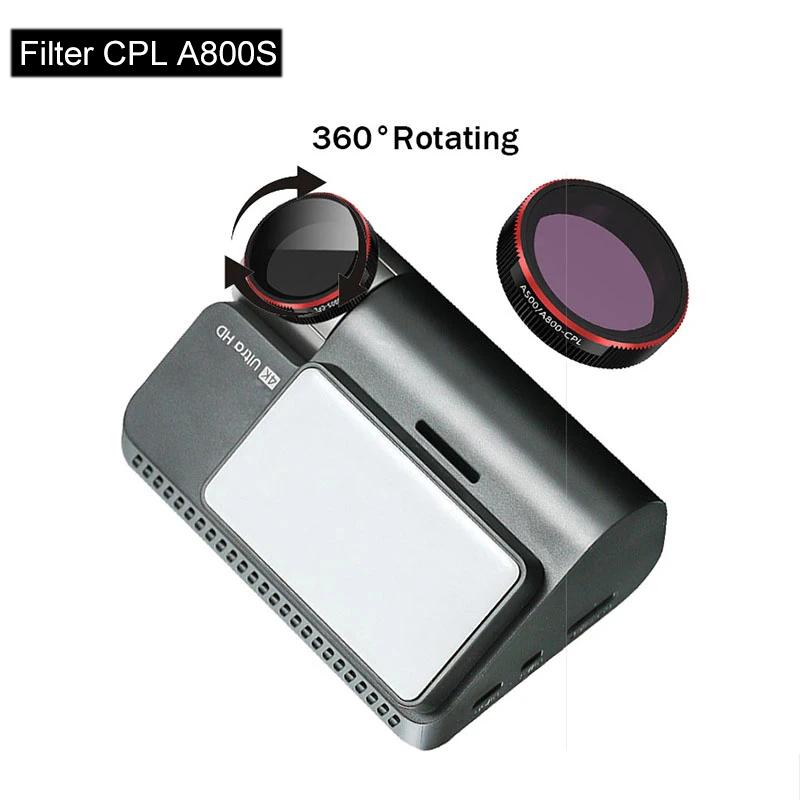 For 70mai Dash Cam 4K A800s CPL Filter or RC06 Rear camera CPL Filter for 70mai A800s Accessory Set Static Sticker