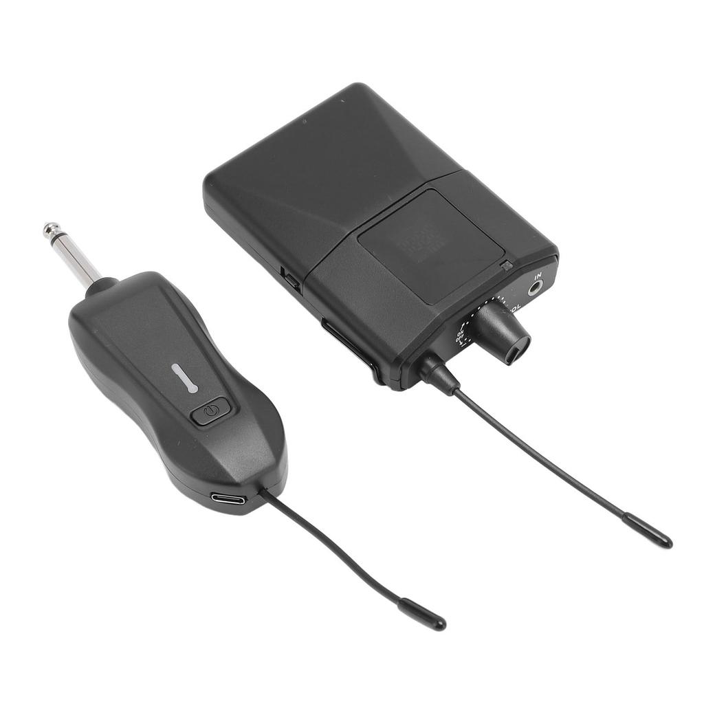 Wireless Earphone Monitoring Transmitter Receiver UHF Adjustable 600 700MHz 3.5mm Stereo Output Stereo Wireless