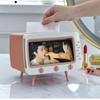 New TV Tissue Box Fun Cute Multi Functional Square Tissue Box Smartphone Phone Holder for Living Room Night Stand Creative Gift