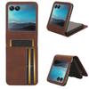 Подходит для чехла Motorola Razr 60/50/40 Ultra с карманом для карт, 70u полускладной кожаный чехол