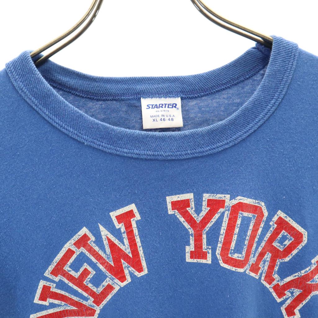 STARTER 90-е Сделано в США Старая футболка с коротким рукавом НФЛ Нью-Йорк Джайентс Мужская Б/У