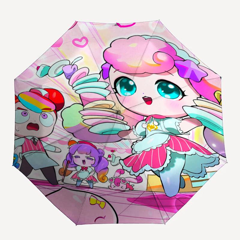 1pc Catch Teenieping Magic Sweethear (4) Umbrella, Sun Protection, And UV Shielding. It Has Eight Sturdy Ribs for Outdoor Use And Perfect Gift
