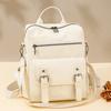 New Retro Women's Backpack Fashionable Soft Leather Fringed Multi-functional Travel Backpack
