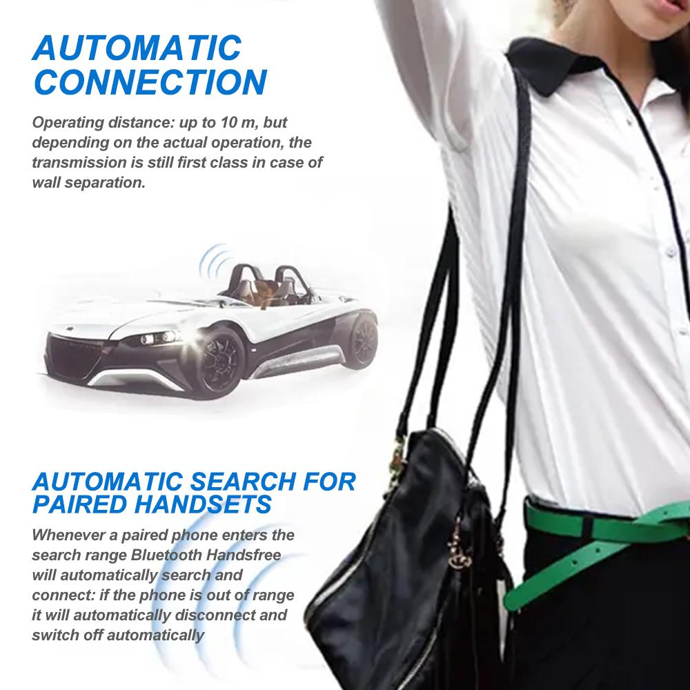 Многофункциональный спикерфон для громкой связи в автомобиль, Вluetooth, MP3, подходит для Айфона и Андроида