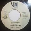 7inch Record GEORGE NOOKS / GHETTO MAX - Resolution / Too Obstinate V102 V1 Records 2003 Jamaica Reggae, Ska & Dub Used