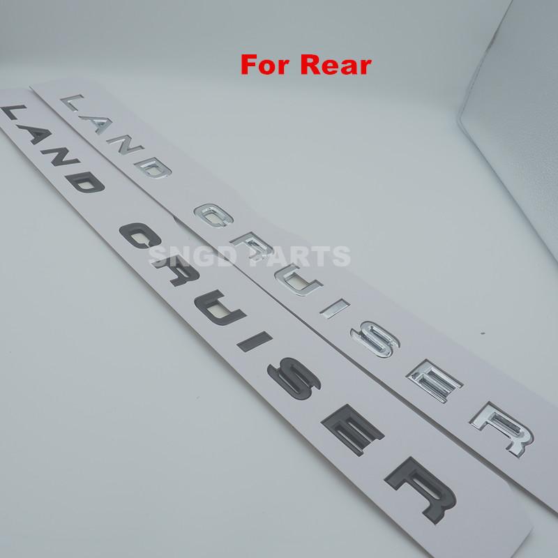 Pugzl8 Для Toyota Land Cruiser 300 Lc300 2021-2023 VXR GXR 3D Стикер с буквой Значок на заднюю дверь Эмблема Значок Модификация экстерьера эмблема