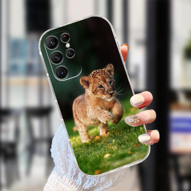 Прозрачный чехол для Samsung S25 S24 S23 S22 Ultra 5G Прозрачный Мягкий ТПУ Силиконовый Чехол для Телефона для Galaxy S22 5G Защитные Fundas