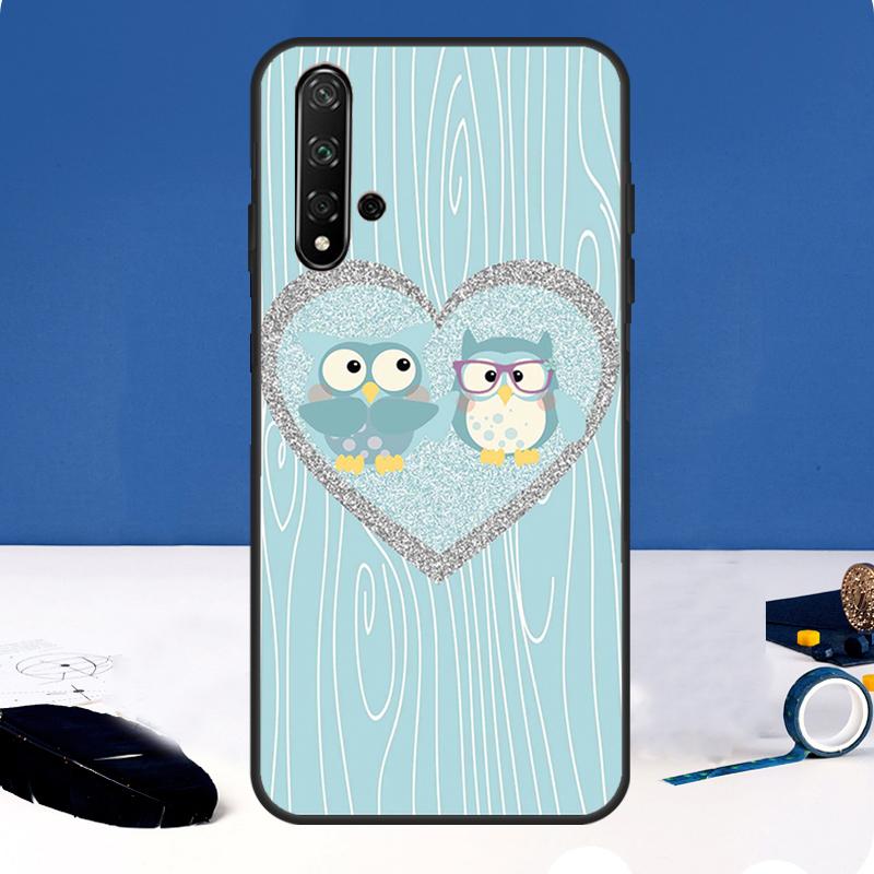 Милый Мультяшный Чехол-Сова Для Huawei Nova 10 9 SE 11i 8i 7i 3i Y90 Y91 Y70 Y60 Y61 5T P30 P60 Pro P40 Lite