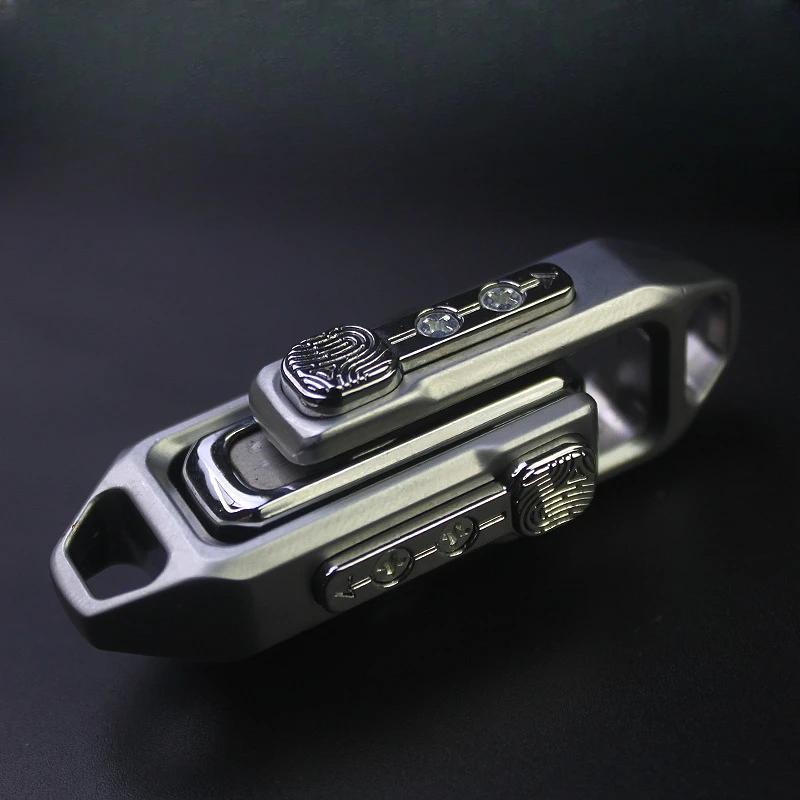 Магнитная толкающая карточка, толкающая яйца, кликерная пластина, механический слайдер, тактильная монета, игрушки для снятия стресса, антистрессовый металлический сплав