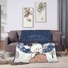 Bubu Dudu Christmas Soft Warm Blanket  Child Plush Throw Blanket Funny Outdoor Flannel Bedspread Sofa Bed Cover