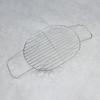 Roasting Rack Stainless Steel Steaming Rack with Handle Oval Cooling Rack Wire Rack with Integrated Feet Smoke And Grill Rack for Cooking Grilling