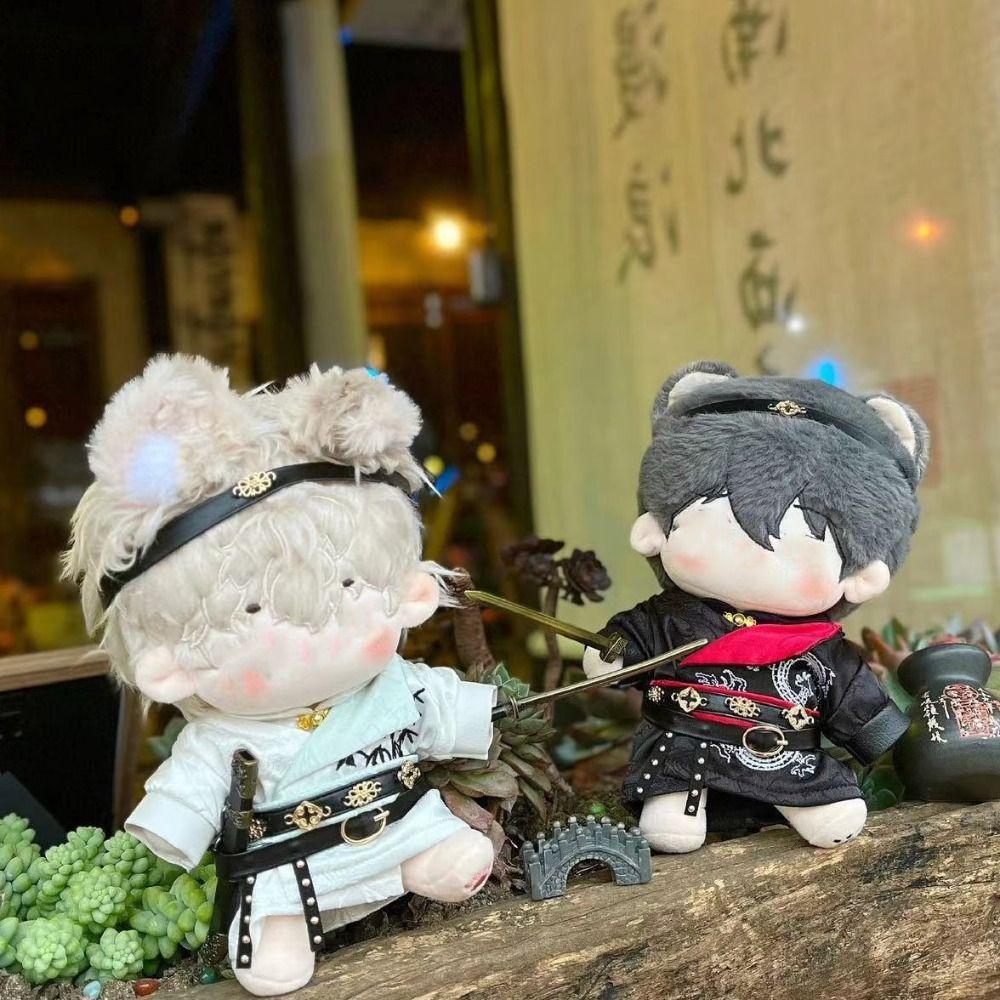 20 см кукольная одежда, аксессуары для кукол, мини-костюм Hanfu, подарочная кукла, комплект китайского платья, мягкие куклы-идолы