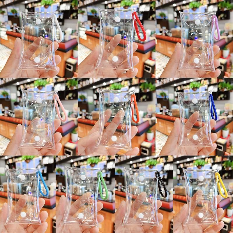 Small Transparent Coin Purse Pvc Clear Mini Female Purses Women Kids Girls Key Lipstick Earphone Coin Storage Bags Wallet Pouch