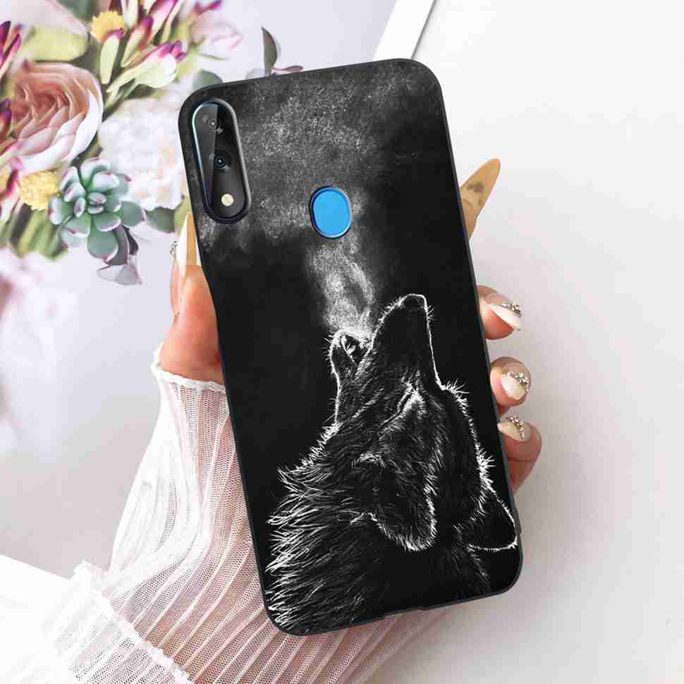 Для ZTE Blade V10 2019 6.3" Чехол Милый Мультяшный Кот Силиконовый ТПУ Черный Чехол Для ZTE Blade v10 V 10 2019 Чехлы Для Телефона Бампер