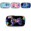 Charming Stitch Student Pencil Case Durable Polyester Cartoon Stationery Holder