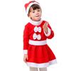 Long Sleeve Santa Claus Cosplay Costume Hat Kids Cosplay Clothes Children's Christmas Clothes  Club