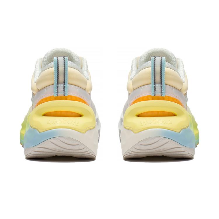 Li Ning Furious Rider 6.0 Поддержка Низкие Беговые Кроссовки Женские Бело-Желтые ARZS002-14