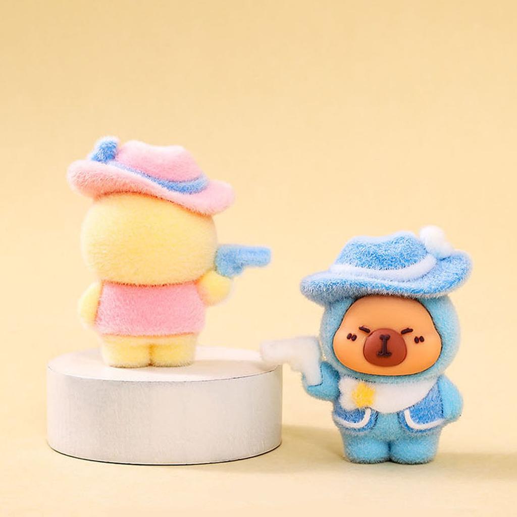 New Mini Healing Flocking Doll Ornaments Fashionable Action Figures Desktop Office Car Decorations Creative Gifts