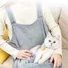 Переноска для домашних животных Фартук для путешествий Маленькая кошка Собака Подвесная сумка для груди Карманная зимняя плюшевая сумка для переноски домашних животных Кошка Обнимашка Одежда