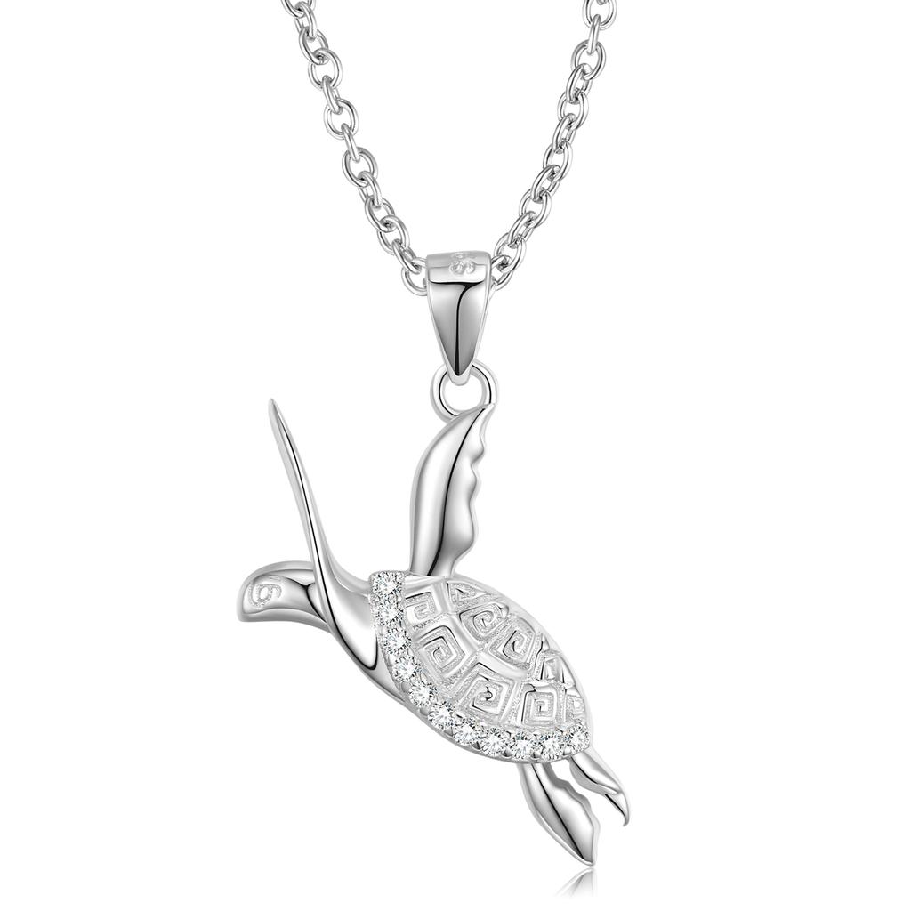 Cute Carrot Bunny Pendant Original 925 Sterling Silver Flower Skull Turtle Animal Heart Shape Pendant Necklaces Jewelry Making for Women Fashion