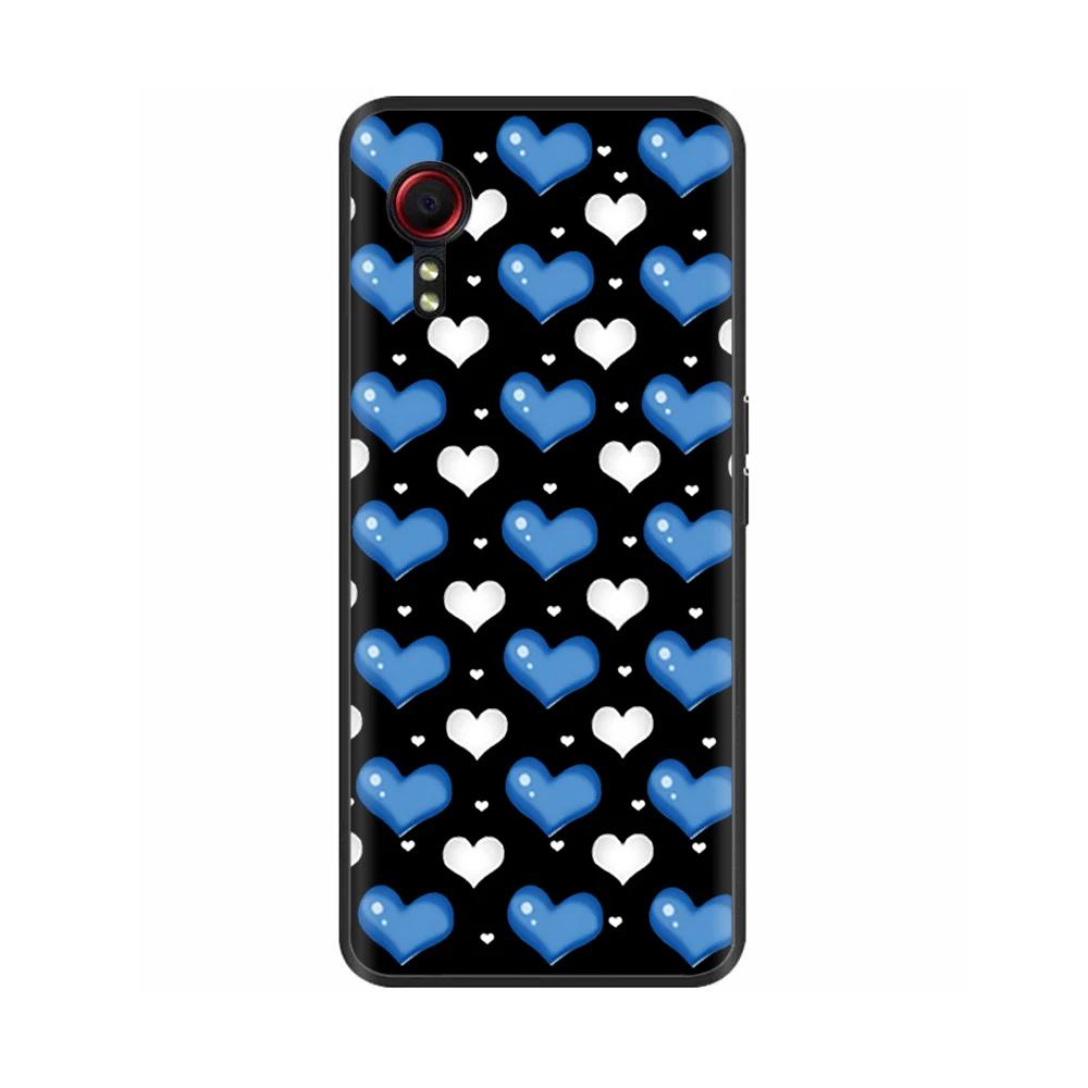For Samsung Galaxy Xcover7 Xcover 7 Sumsung X Cover7 Cover 7 Case Black TPU Soft Lovely Painted Shockproof Shell Silicone Cover