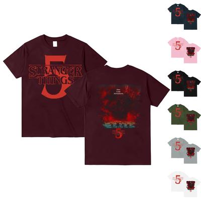 Женская модная и повседневная футболка с длинным рукавом и принтом, с коротким рукавом