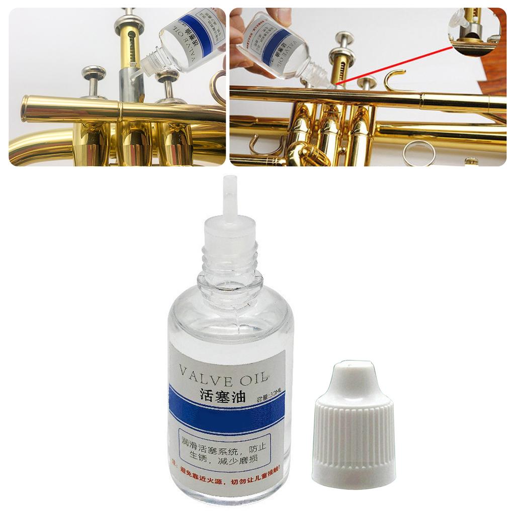 30 мл Смазка для клапанов Масло для клапанов Смазочное масло Деталь для духовых инструментов для саксофона трубы Уход за инструментом