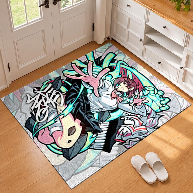 Dandadan Carpet Door Mat for Living Room or Bedroom Protective Mat Under Chair Office Decoration Christmas Gift Birthday Present