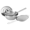 11-inch Stainless Steel Oil Pot & Strainer Set