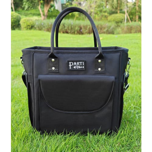 PARTI FISH Soft Cooler Bag, 12L Medium Capacity, Eco-Friendly, Stylish Lunch Bag, Shopping Bag, Tote or Shoulder Bag, Lightweight, Strong Cooling Powe