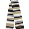 Lesugiatelier Mohair Stripe Muffler (Olive)