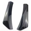 Universal 2x Glossy Black Car Rear Bumper Lip Diffuser Splitter Canard Protector