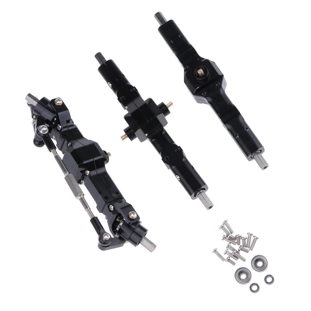 RC Car Металлическая передняя центральная задняя ось для WPL 4/6WD Военный грузовик Аксессуары