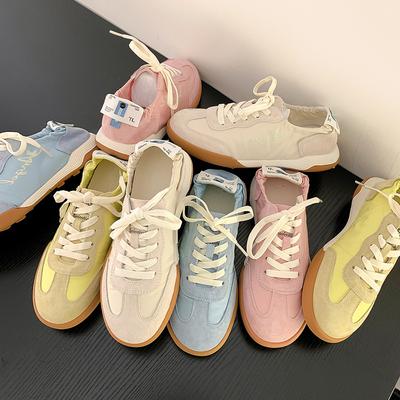 ~ Новые повседневные универсальные спортивные кеды с круглым носком, дышащие, летние