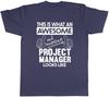 This is what an Awesome Amazing Project Unisexager Look Like Unisex Unisex TShirt Tee