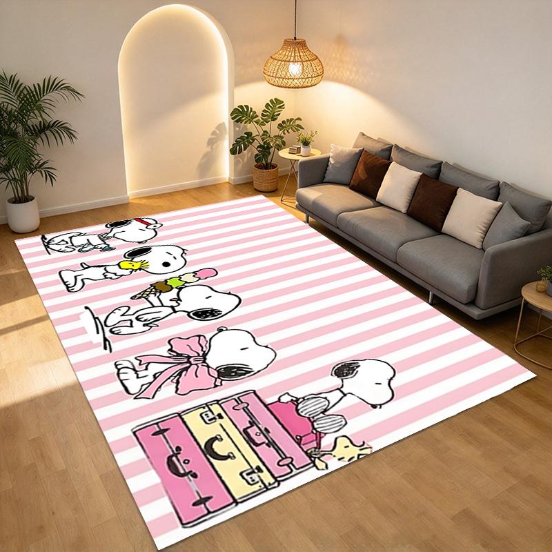 Snoopy'S Day Living Room Nonslip Area Rug Soft Carpet For Bedroom Game Playroom Sofa Office Home Decor Doormat Christmas Gift C926814