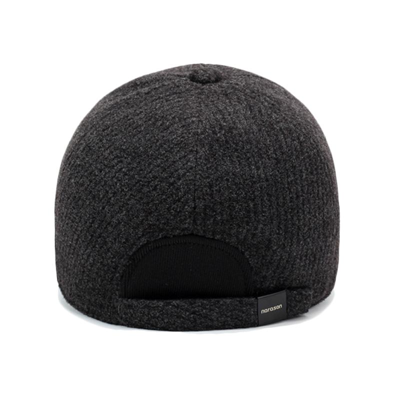 Зимняя мужская флисовая кепка для защиты ушей, теплая бейсбольная кепка для людей среднего и пожилого возраста, уличное утепление, ветрозащитная кепка