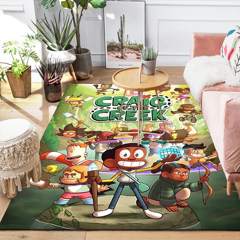 1Pc Adventure Digital Forest Rug, Office Carpet Indoor Outdoor Doormat, Non-Slip, Comfortable, Living, Christmas Halloween, Xmas Gift N1395
