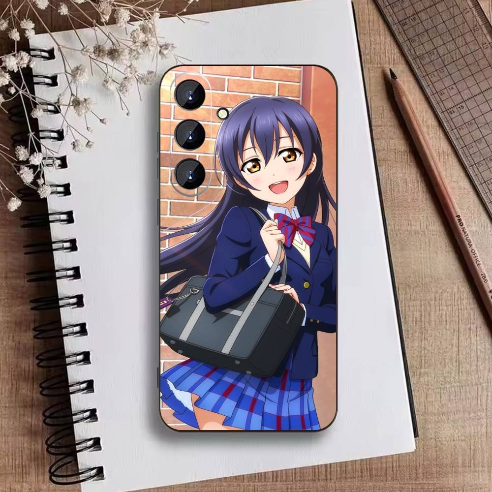 Чехол для телефона Love Live-Sonoda Umi для Samsung Galaxy A73, A21s, A22, A31, A52, A53, A71, A41 Мягкий черный корпус